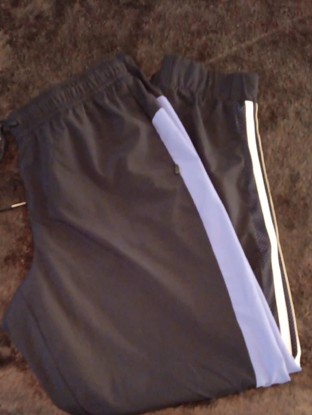 adidas Originals Black Joggers with Light Blue Panel and White Stripes